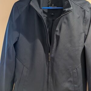 London Fog Men's black Lightweight rain Jacket